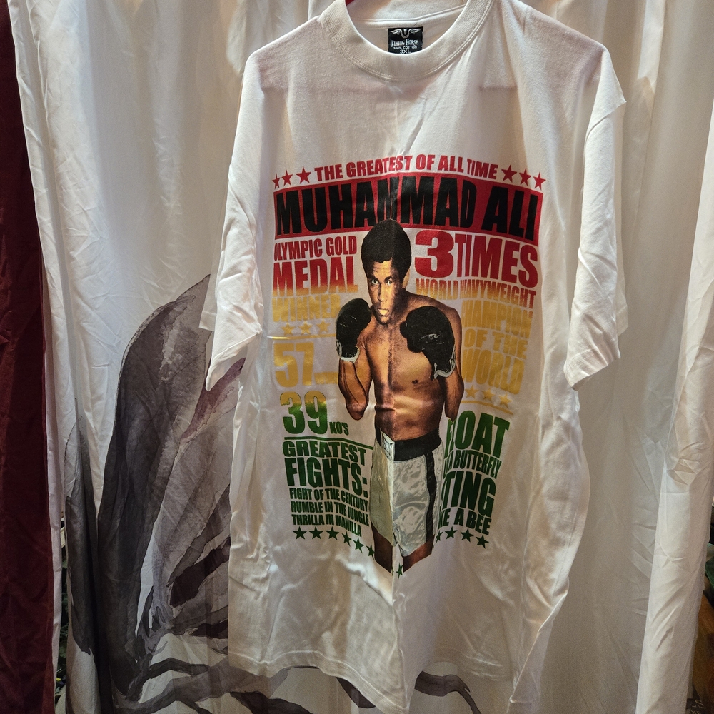 Muhammad Ali Graphic White T-Shirt